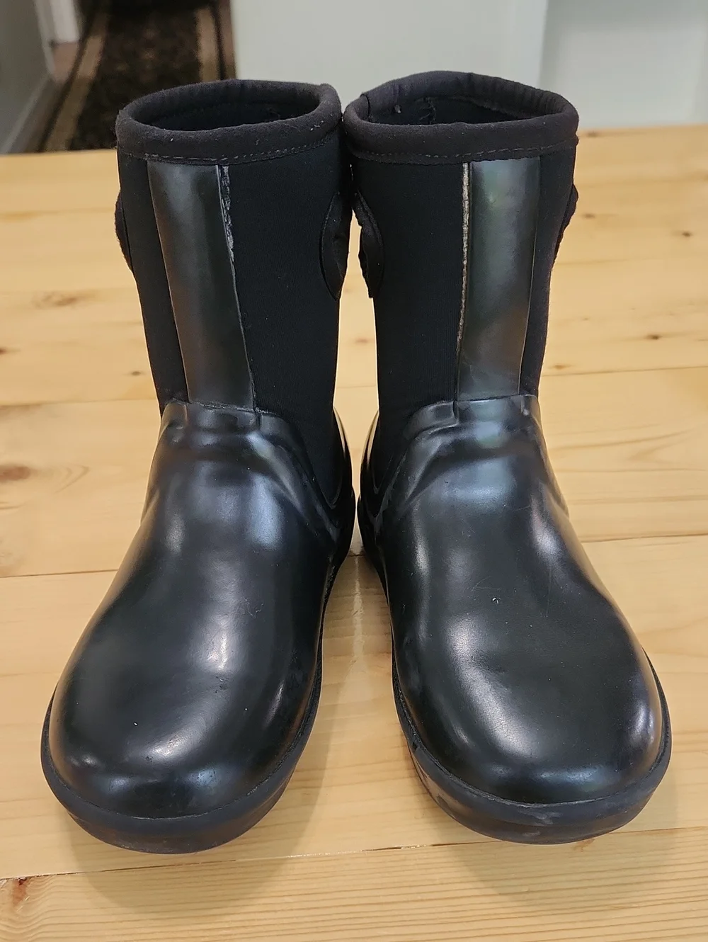 UGG Kids Kex Waterproof Rain & Snow Boots Black Size 12